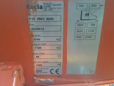 ROCLA REACH TRUCK ROCLA REACH TRUCK